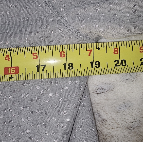 Puma Peformance Pullover Size Medium Gray Wrap Collar - Picture 7 of 8